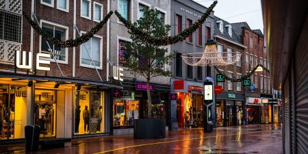 Eindhoven lege winkelstraat lockdown