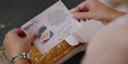 Grijn post boterkoek