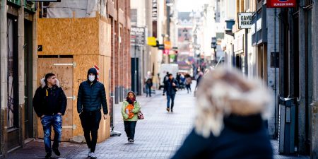 Winkelstraat leeg corona crisis onl mkb