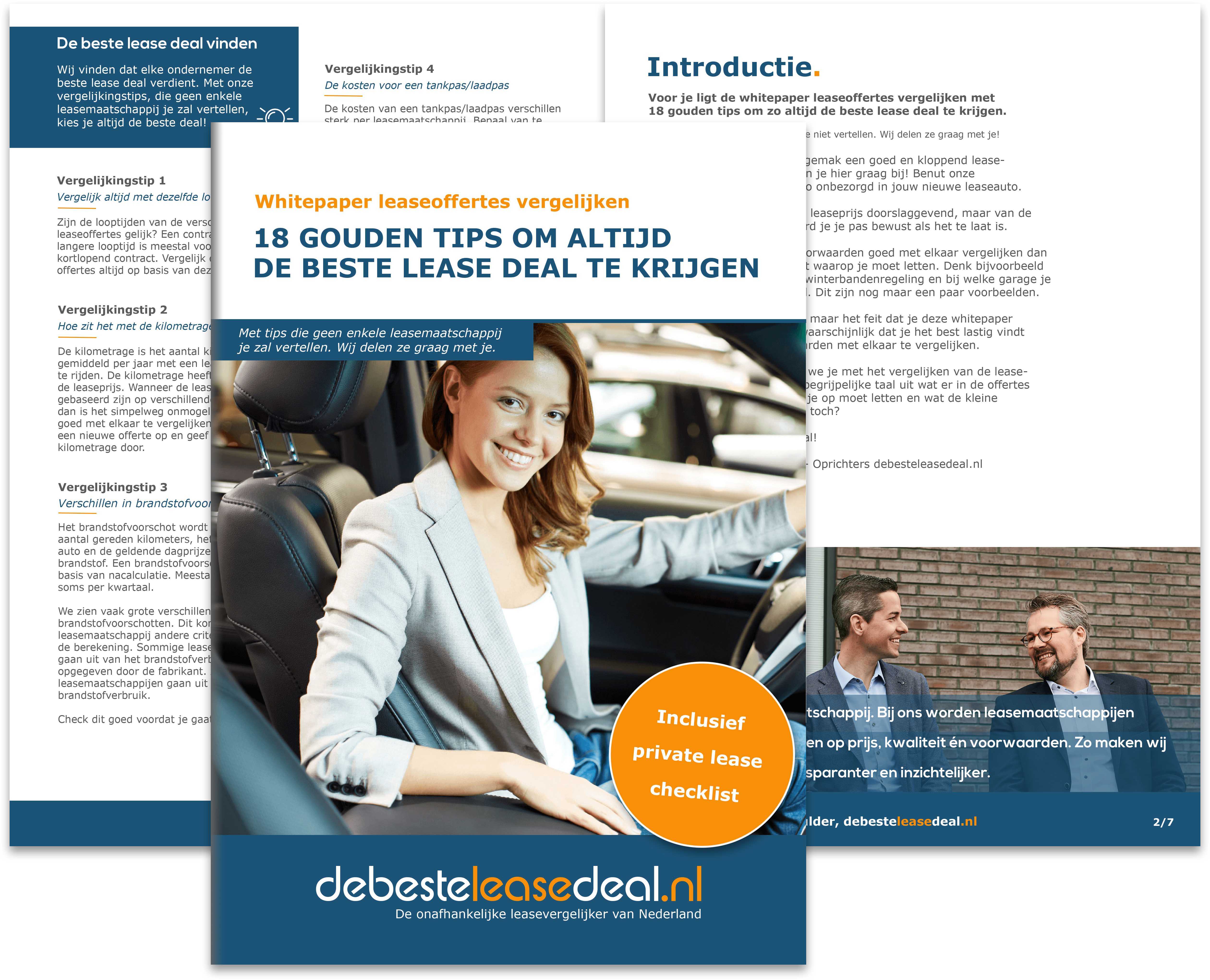 Beste lease deal offertes