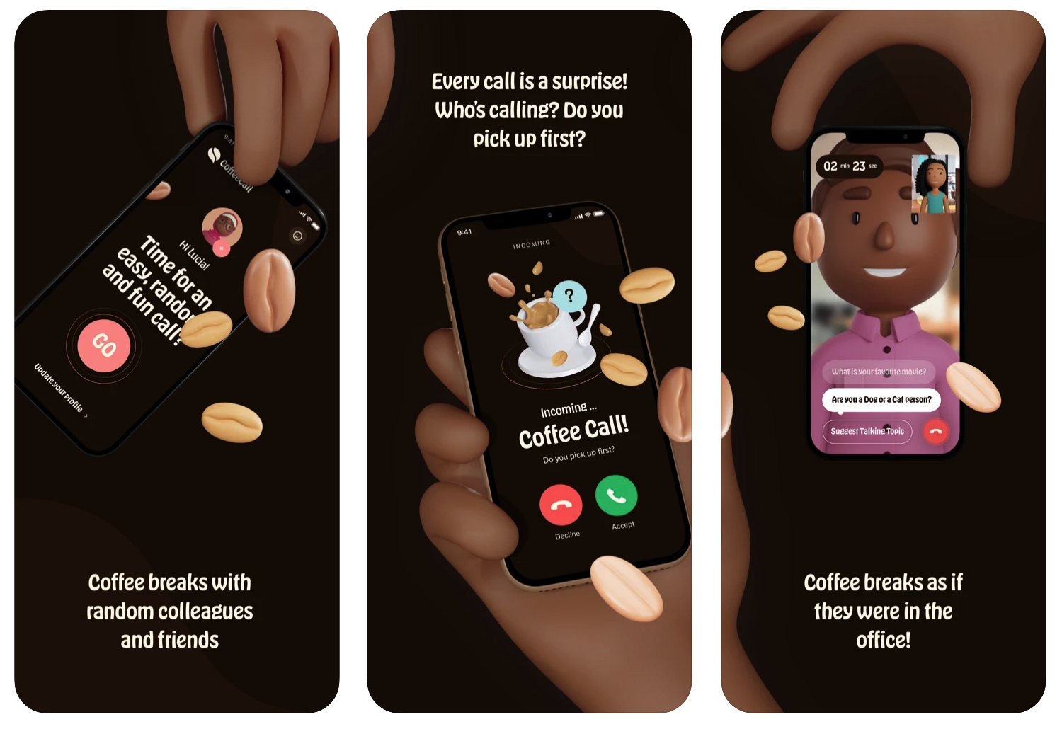 Coffeecall app koffie thuiswerken lockdown coronamaatregelen Rutte