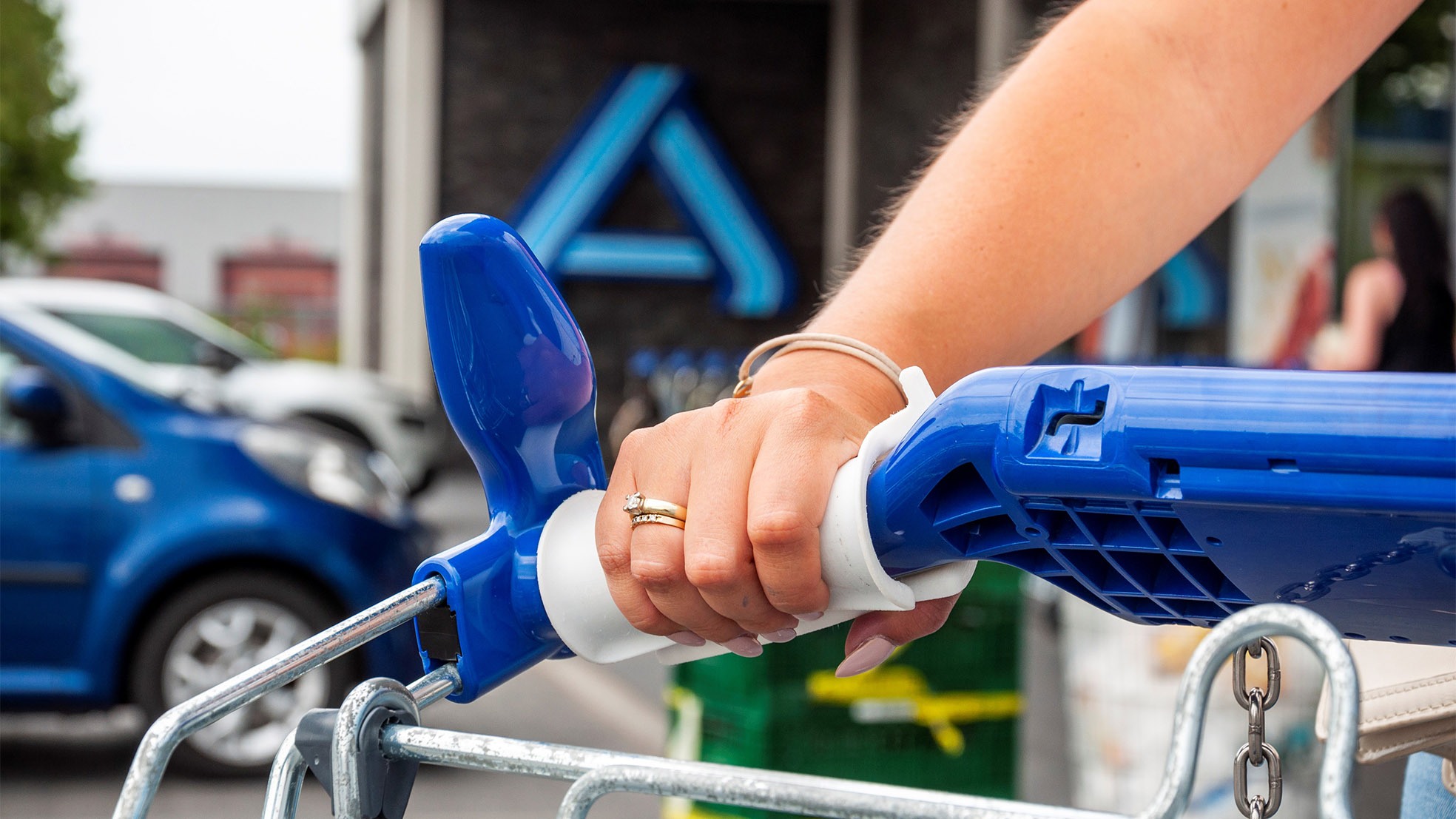 Corona grip supermarkt