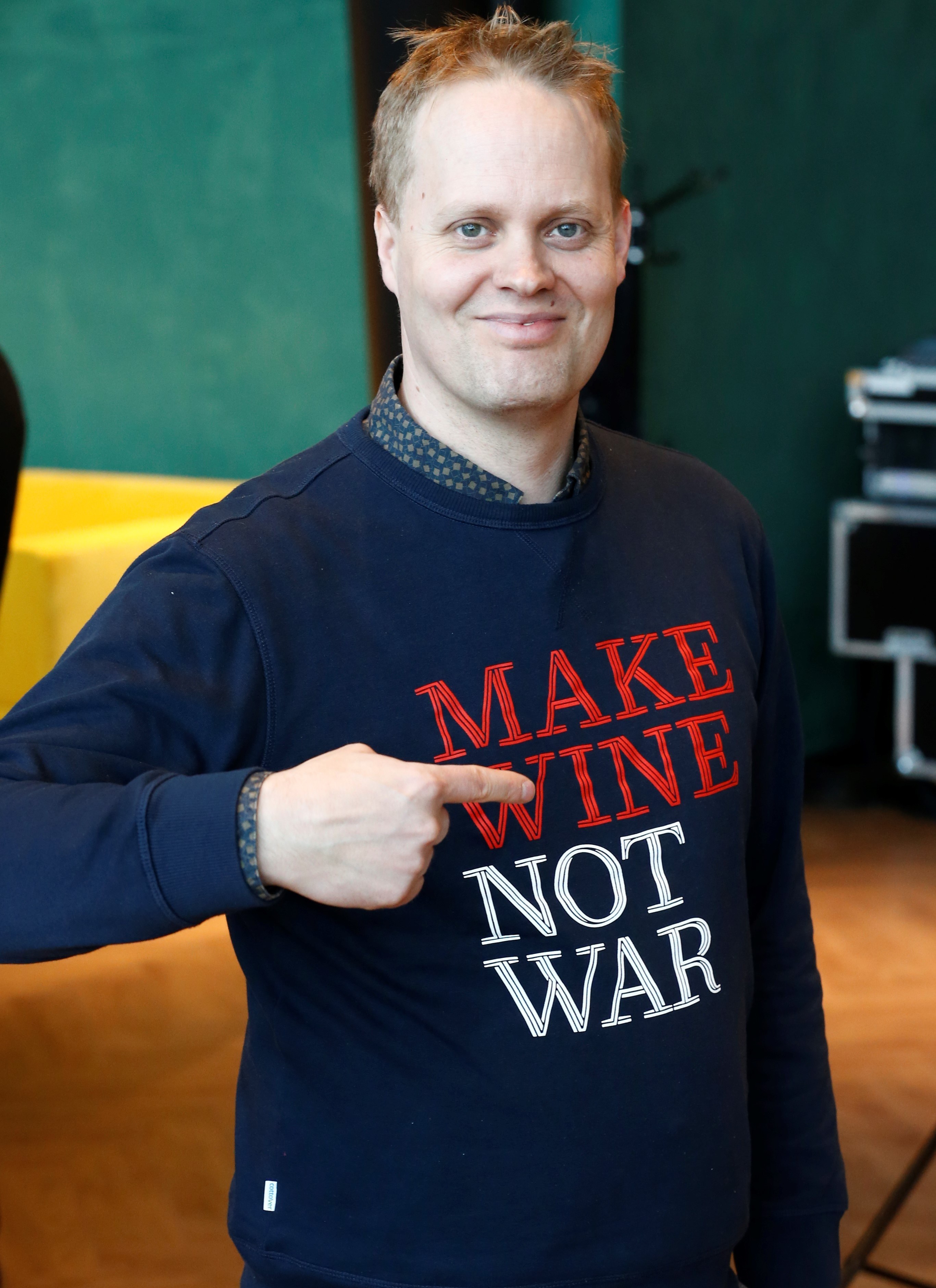 Derrick neleman make wine not war