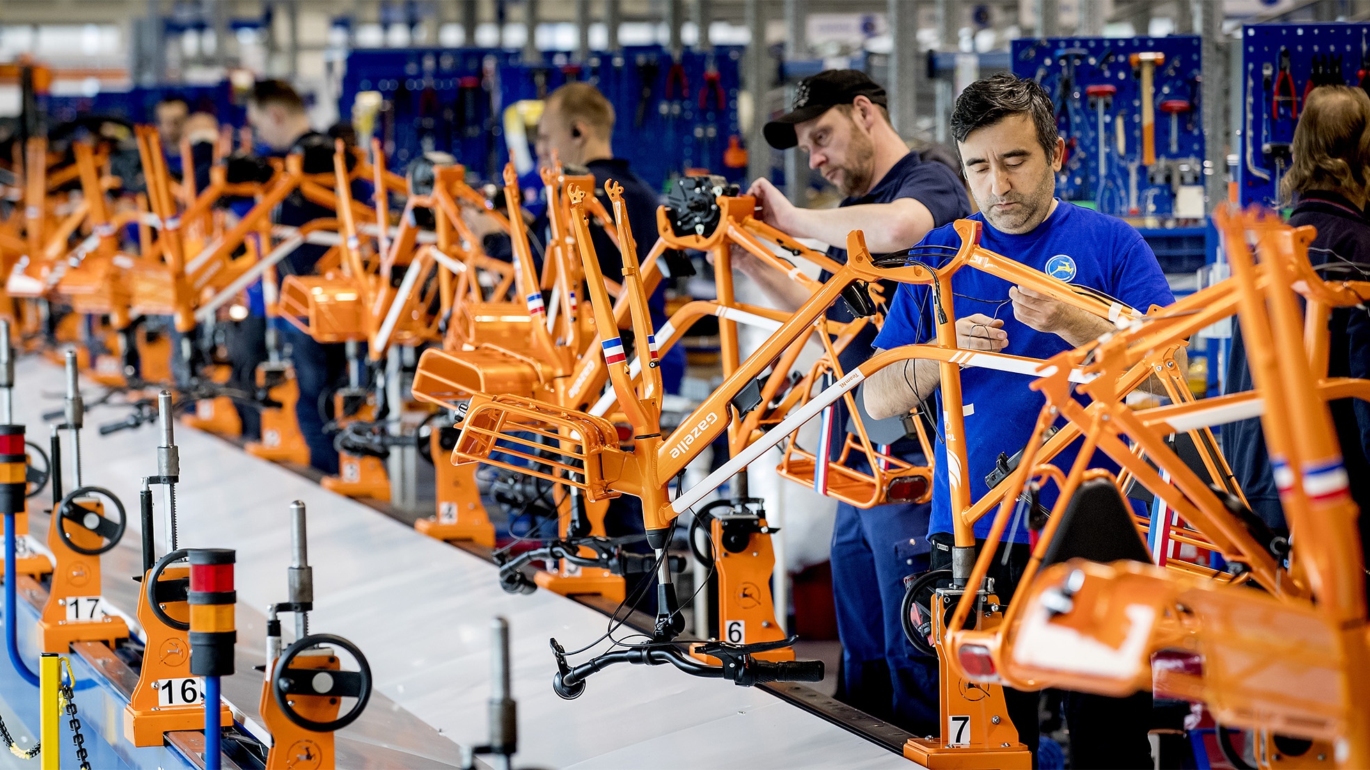 Gazelle elektrisch fiets fabriek