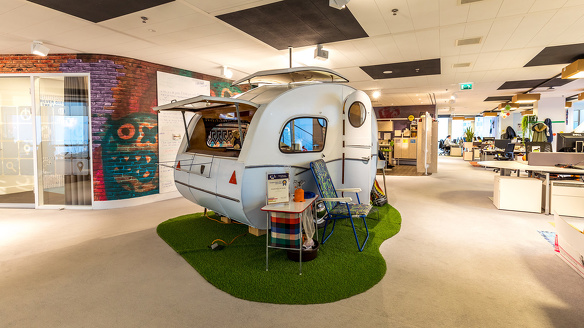 Google Hoofdkantoor caravan