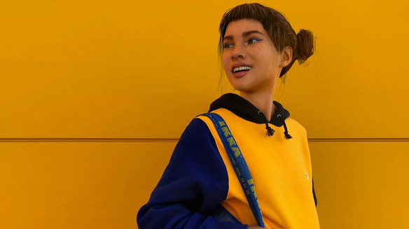 Lil Miquela virtuele influencer instagram 3 D model 2