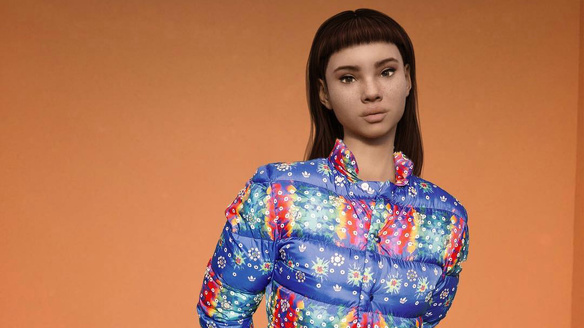 Lil Miquela virtuele influencer instagram 3 D model 3