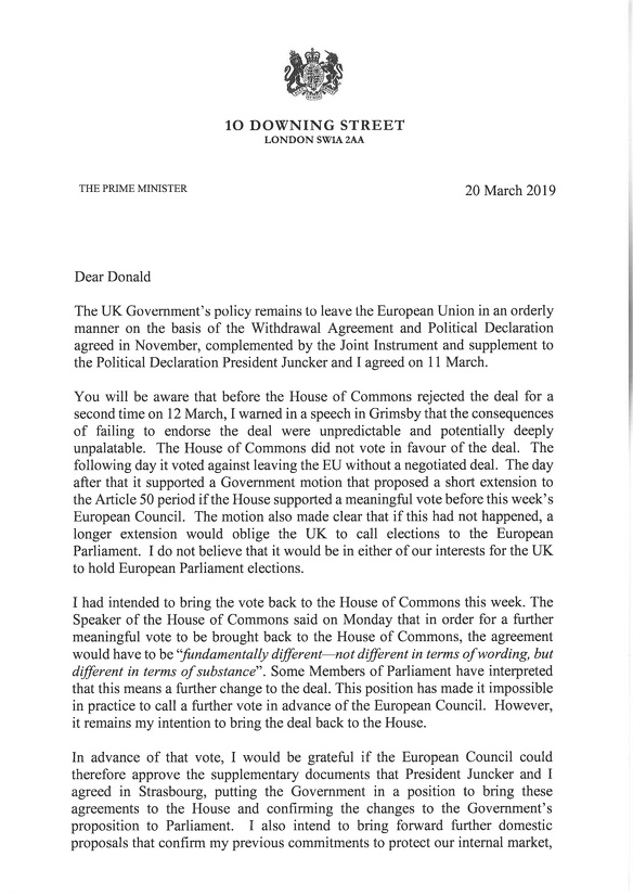 PM to President of the European Council 1