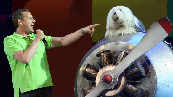 Samson en Gert op toneel