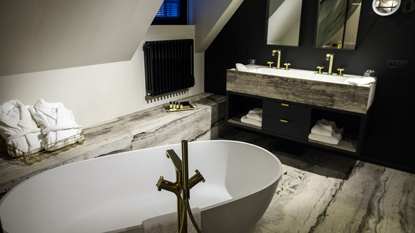 Hotel gulde schoen badkamer