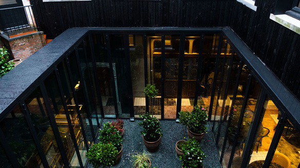 Hotel gulde schoen balkon