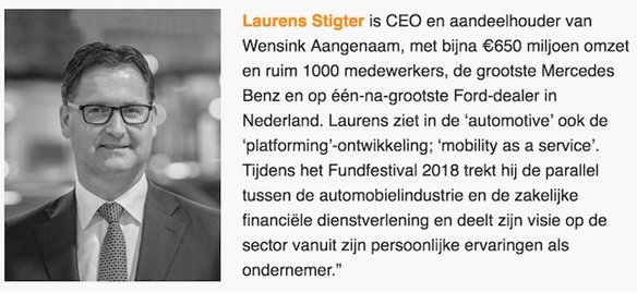 Ruilof van putten NL Investeert financieringsplatform fundfestival zakelijke dienstverlening financiering ondernemer laurens stigter