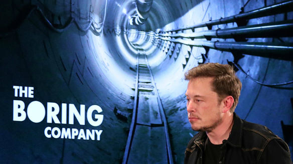 The boring company elon musk tesla vlammenwerper not a flamethrower