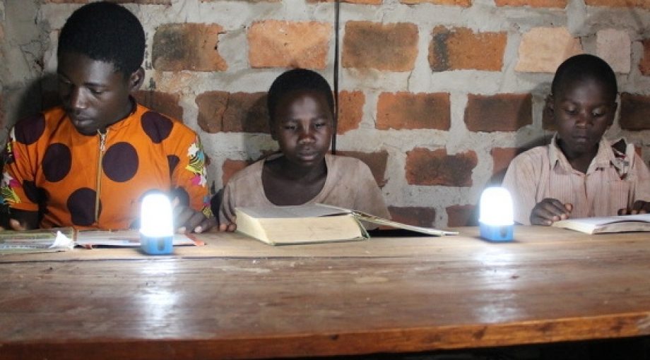 Rural Spark lighitng solution for studying in Uganda