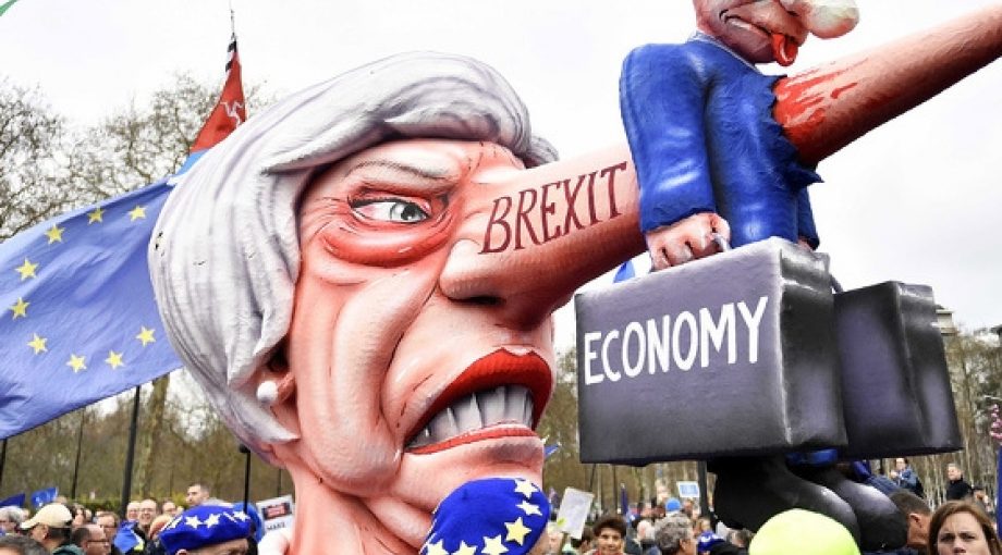Brexit strijd economie ondernemer protest