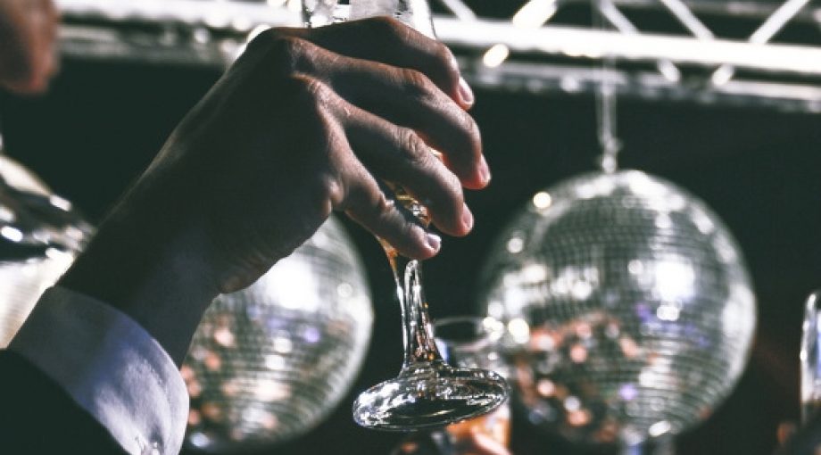 Nieuwjaar champagne