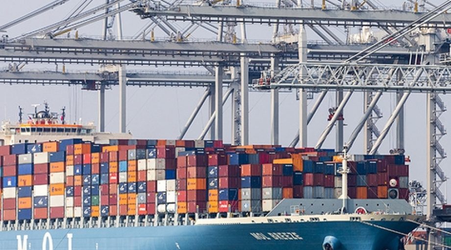Rotterdamhavencontainerschip