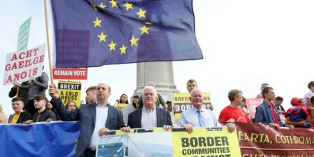 Brexit protest Belfast ANP