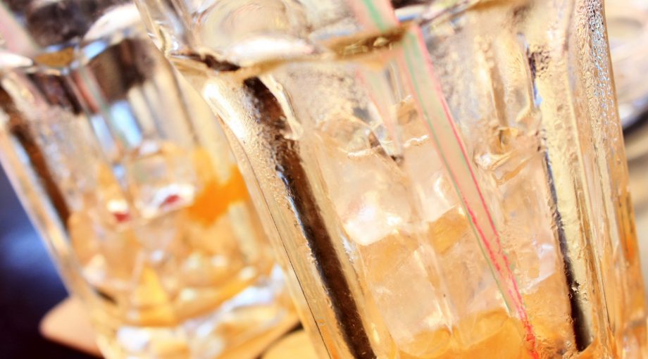 Bekers Glazen Horeca Stock