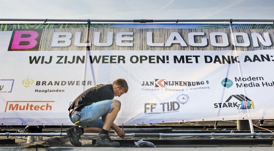 Blue Lagoon Scheveningen brand Peter Ludovici