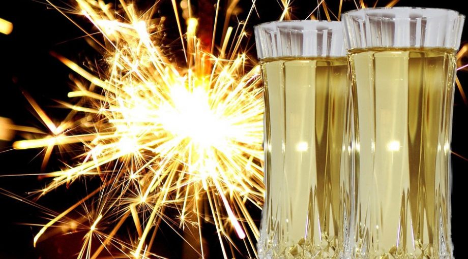 Champagne Mail Nieuwjaar