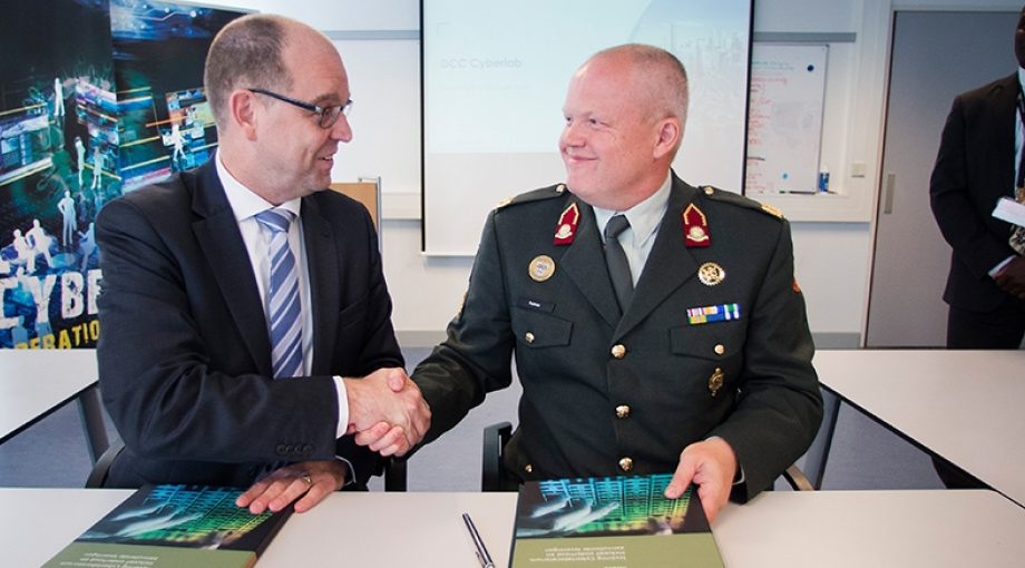 Contractondertekening Cyber Range