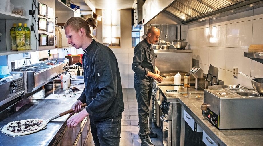 Dark kitchen