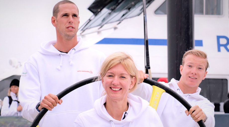 Dorian van Rijsselberghe Tilly Stroo en Rick Jendrusch FOTO DUTCH WAVEMAKER