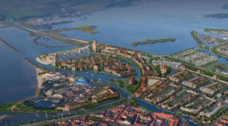 Harderwijk dolfinaruim luchtfoto