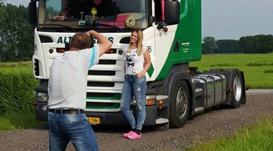 Iris van Sloten truckchick Facebook