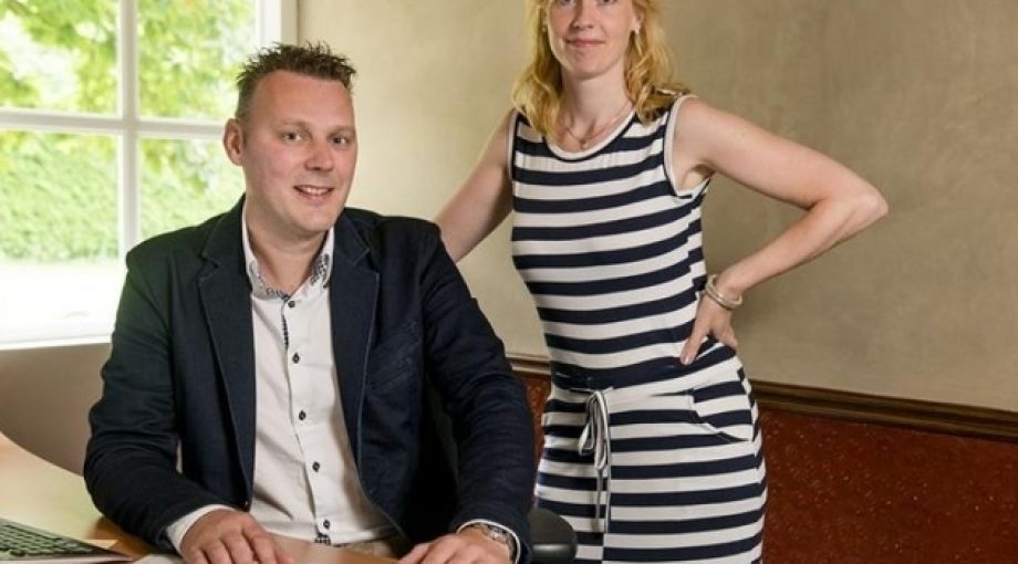 Leon Scholten met zijn vrouw Miriam Lars Smook
