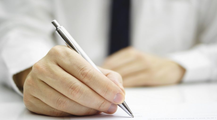 Ondertekenen Thinkstock