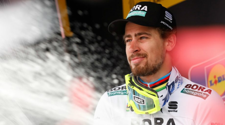Peter Sagan wielrenner uithangbord sponsors reclame