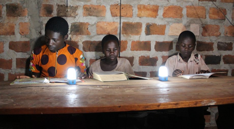 Rural Spark lighitng solution for studying in Uganda