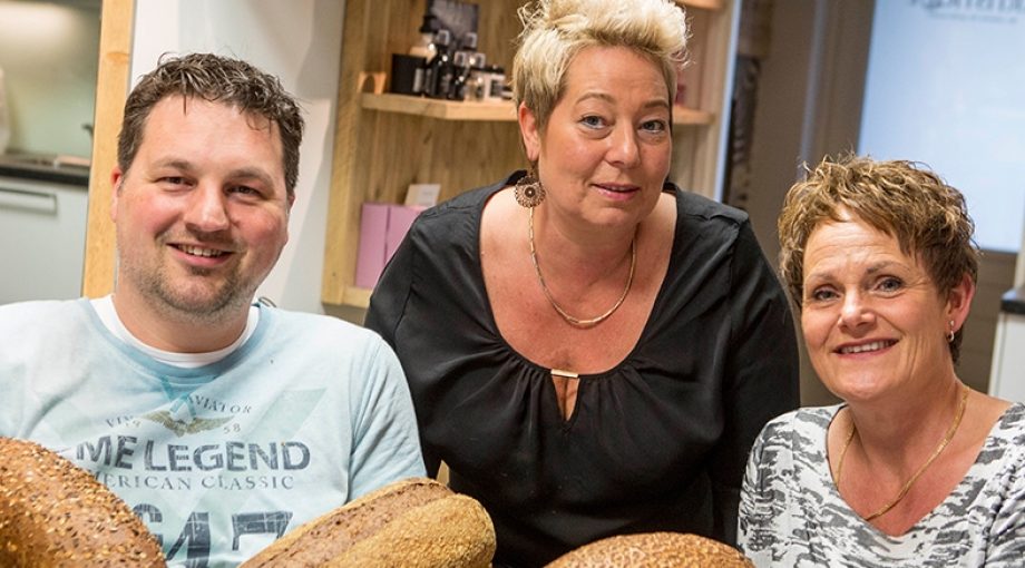 Tom Olde Dubbelink Alita Engebersen en Petra Hagendoorn doen mee met het Broodfonds voor ondernemers Robin Hilberink