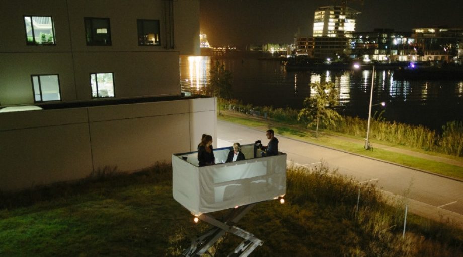 Wild dineren Amsterdam hoogwerker Houthavens