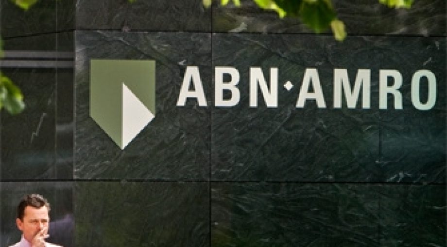 Abn amro logo muur 335