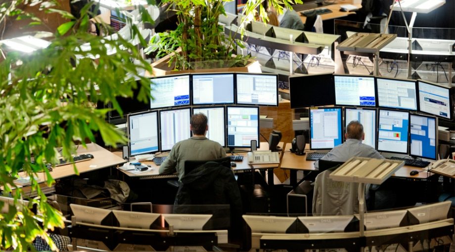 Aex beursvloer plant groot