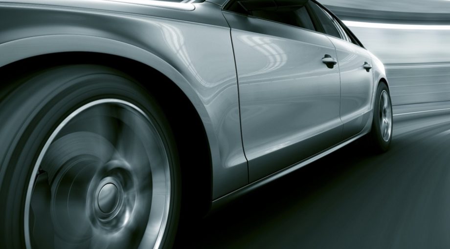 Auto rijden hard groot