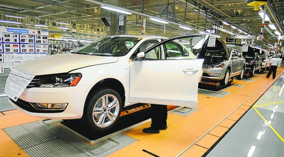 Autoverkoop europa volkswagen groot