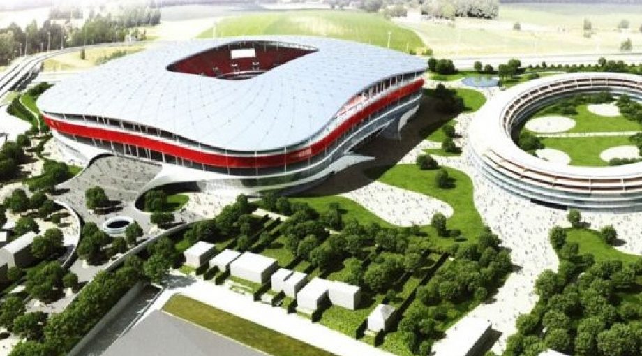 Bam nieuw ek stadion middelgroot