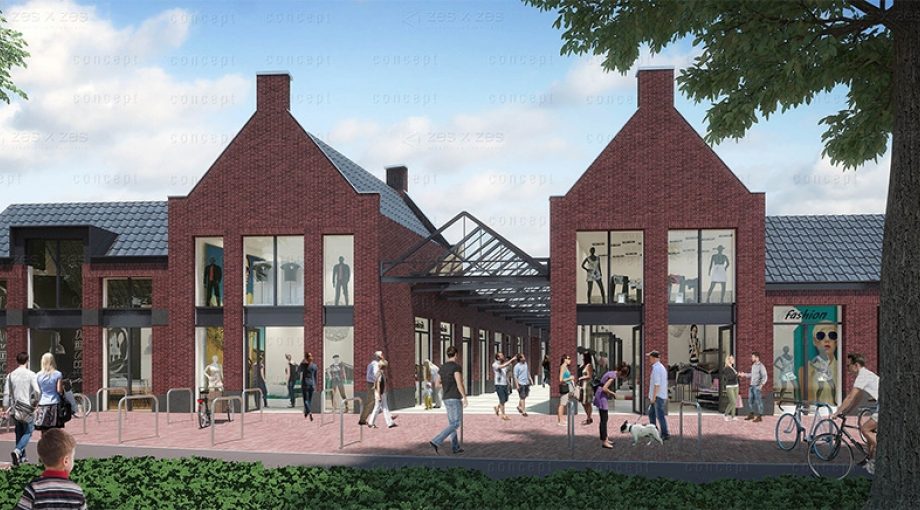 Bisschopsmolenstraat winkelgebied etten leur nieuwbouw bouwplannen