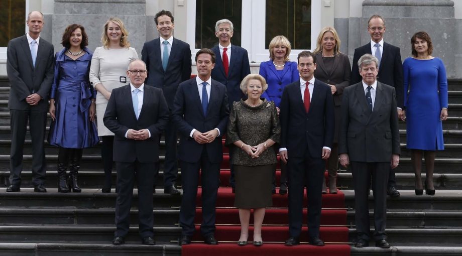 Bordes rutte2 rutteii bordesfoto ministers beediging