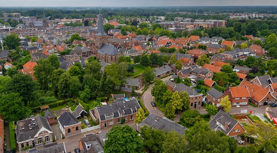 Borne luchtofoto wouter borre