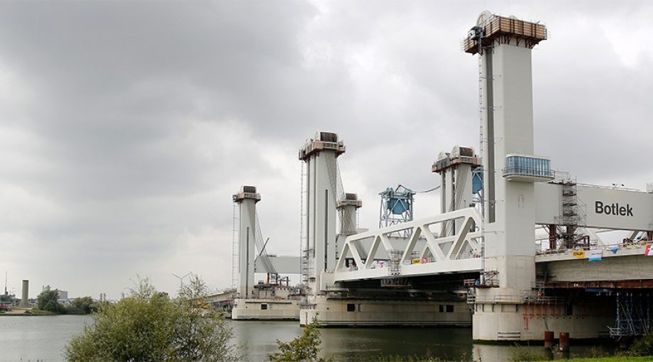 Botlekbrug rotterdam zuid holland storing