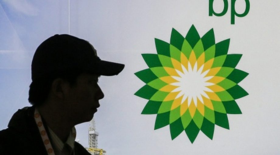 Bp olie logo man middelgroot