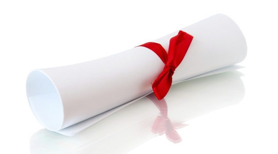 Certificaat thinkstock