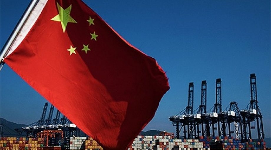 China economie vlag industrie groot