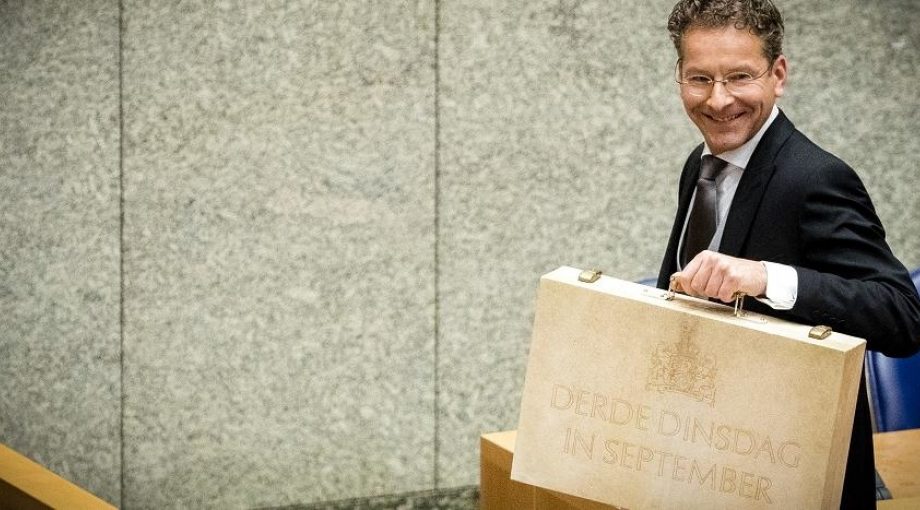 Dijsselbloem koffertje prinsjesdag