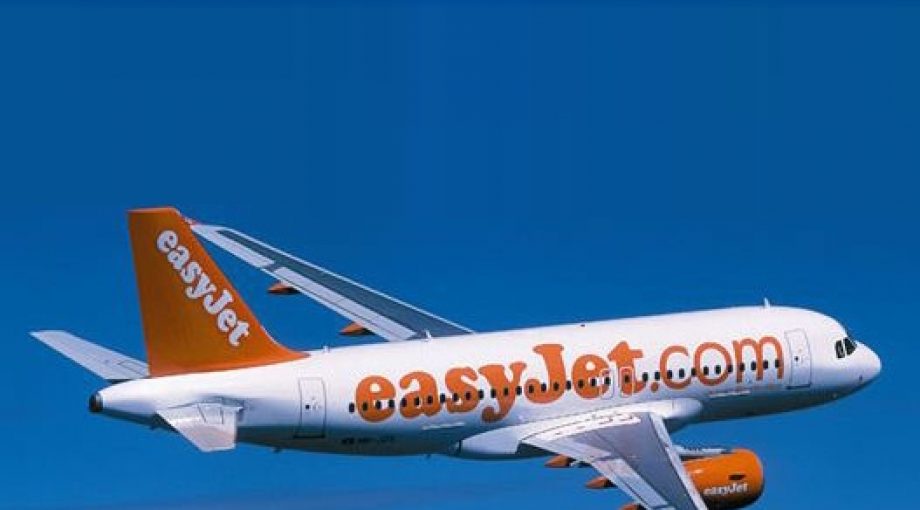 Easyjet vliegtuig middelgroot